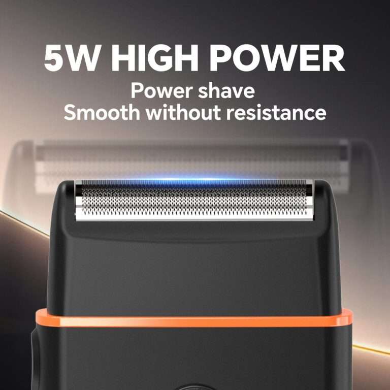 Bald Head Foil Shaver – Professional Electric Foil Shaver for Self-Grooming, Hair Removal & Beard Trimming