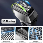 Foil Shaver for Men – Professional Electric Beard Razor, Strong Trimming Performance